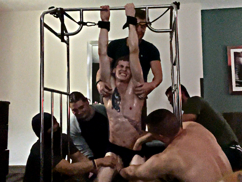 Jonathan’s NTK Gang-Tickling on The Rack (Part 1)