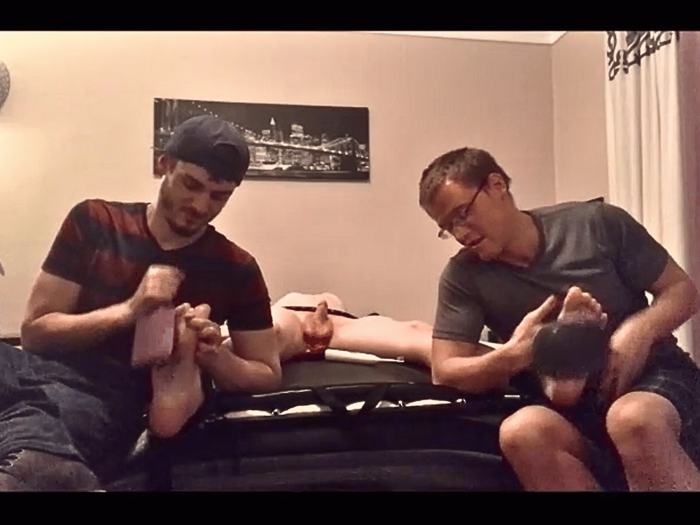 Jason’s Milking/Post Orgasm Torment Continues with Extreme Non-Stop Foot Tickling!