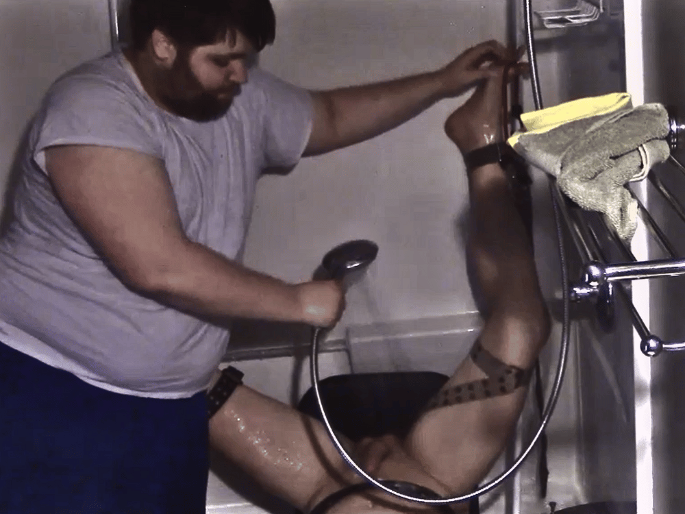 Nerdy Nathan’s Relentless Shower Tickle with 3 Camera Angles (Part 4)